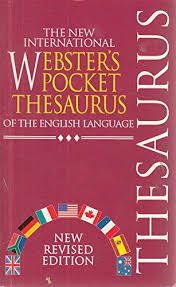 The new international webster's pocket thesaurus dictionary of the English language